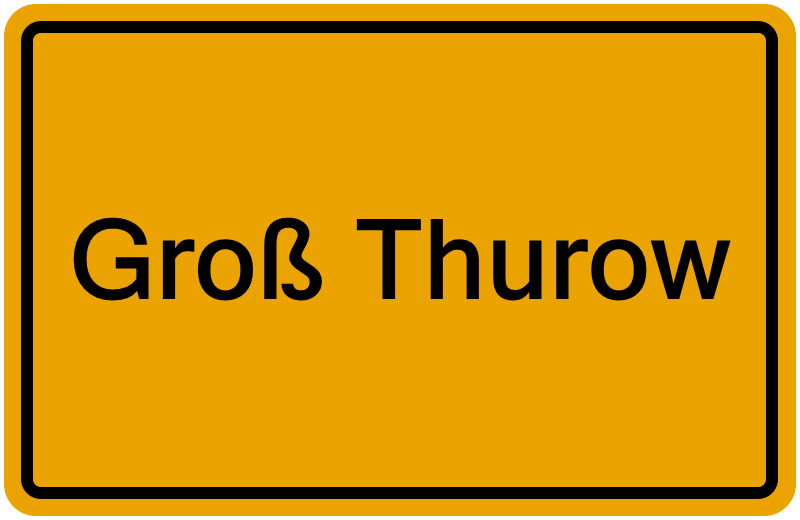 Handelsregisterauszug Groß Thurow